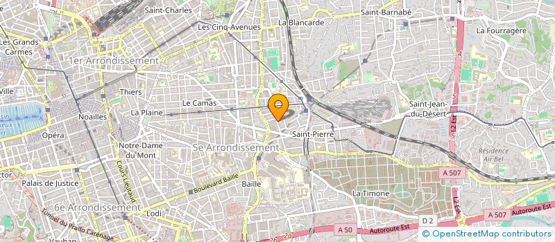 localisation de l'entreprise SAS DS SAVORELLI  MARSEILLE