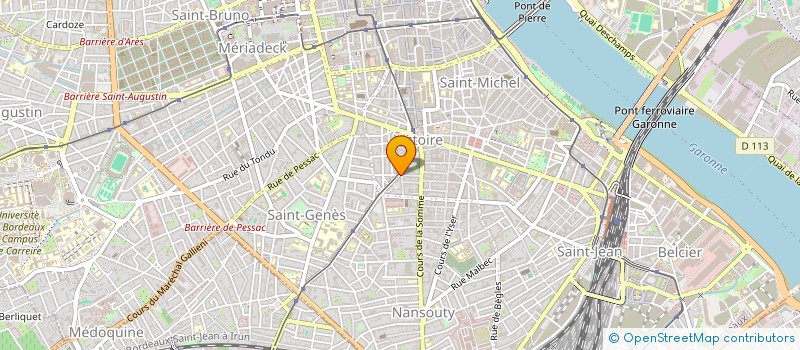 localisation de l'entreprise SAS DSBX à BORDEAUX