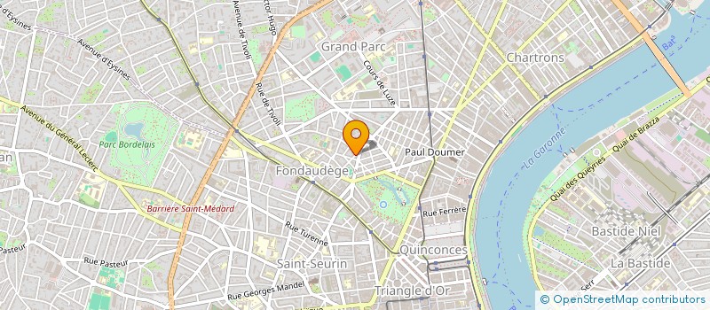 localisation de l'entreprise SAS DU 103-105 RUE LAGRANGE  BORDEAUX