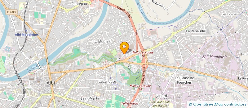 localisation de l'entreprise SAS DU 11 JUILLET à ALBI