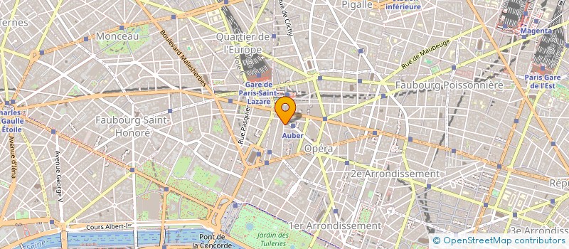 localisation de l'entreprise SAS DU 32 RUE CAUMARTIN  PARIS