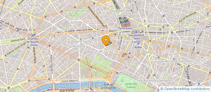 localisation de l'entreprise SAS DU 91 AVENUE DE VILLIERS  PARIS