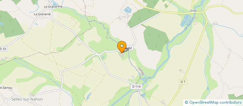 localisation de l'entreprise SAS DU BAS VILLAGE à SELLES-SUR-NAHON