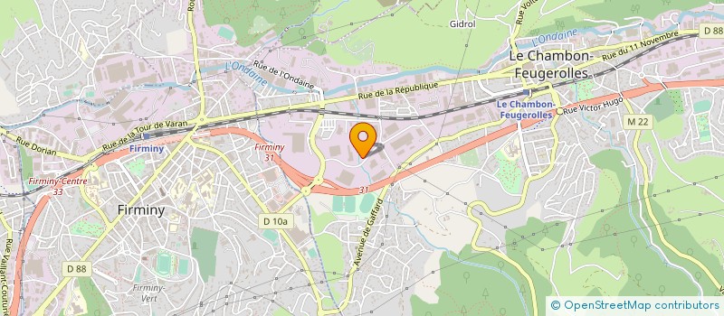 localisation de l'entreprise SAS DU BEC à LE CHAMBON-FEUGEROLLES