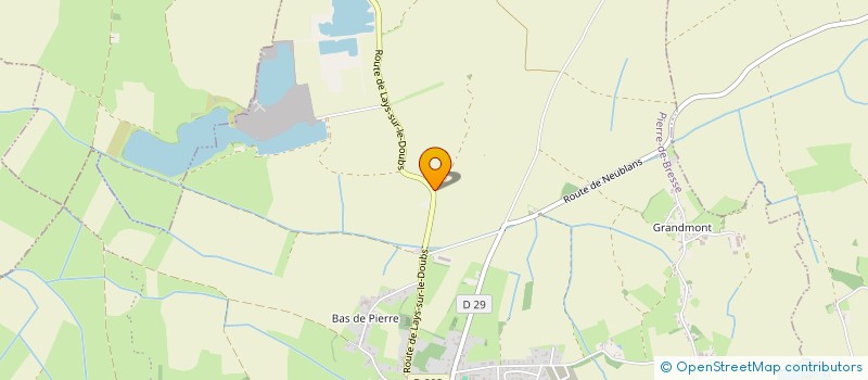 localisation de l'entreprise SAS DU BOIS DES PLANCHES  PIERRE-DE-BRESSE