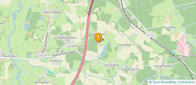 localisation de l'entreprise SAS DU BOIS GILLES  CONDAL