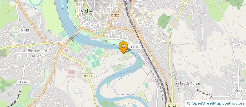 localisation de l'entreprise SAS DU BOURBONNAIS  BELLERIVE-SUR-ALLIER