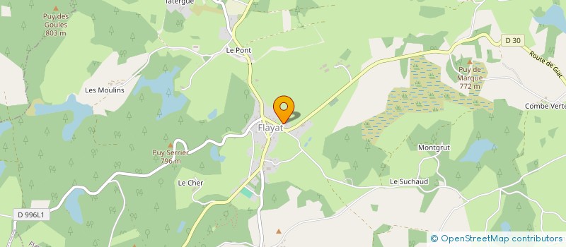 localisation de l'entreprise SAS DU BOURG à MALLERET