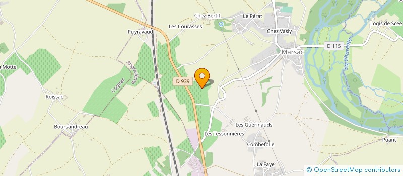 localisation de l'entreprise SAS DU BRIGONNET  MARSAC