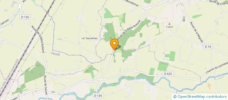 localisation de l'entreprise SAS DU CASQUE HARDI  SAINT-GERVAIS-SUR-ROUBION