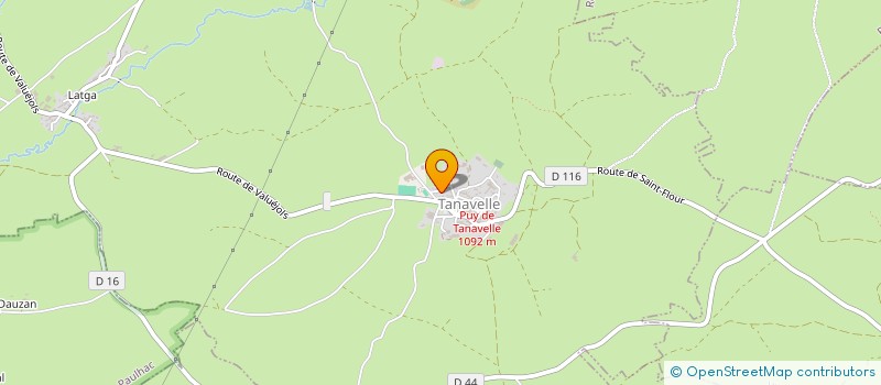localisation de l'entreprise SAS DU CLAUX à TANAVELLE