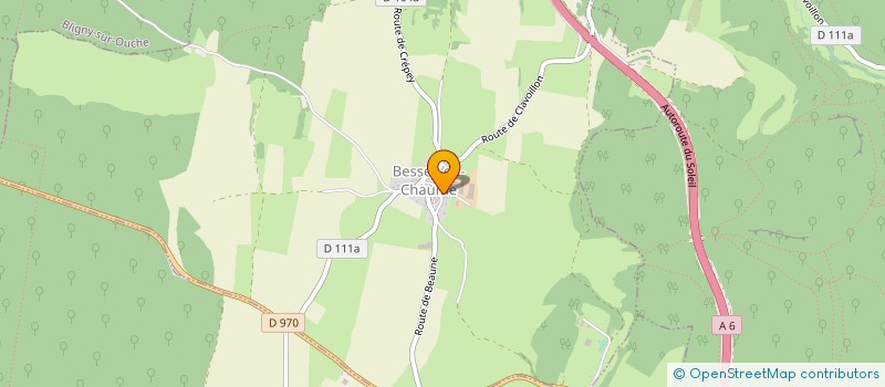 localisation de l'entreprise SAS DU COL DE BESSEY  BESSEY-EN-CHAUME