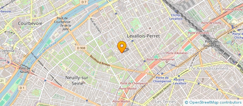 localisation de l'entreprise SAS DU COLIBRI à LEVALLOIS-PERRET