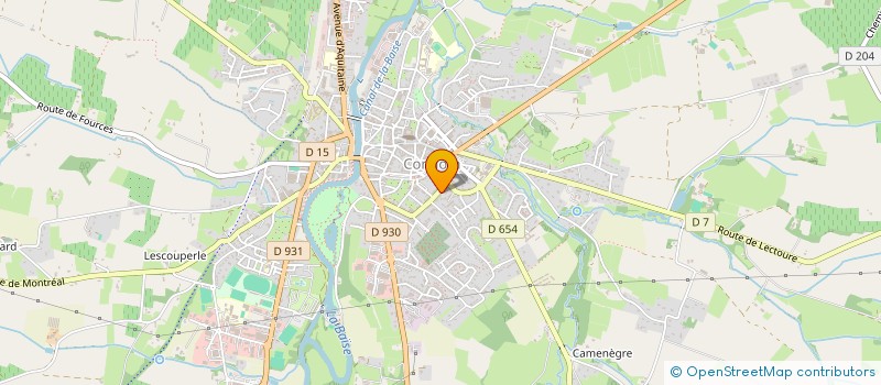 localisation de l'entreprise SAS DU DEHES à CONDOM