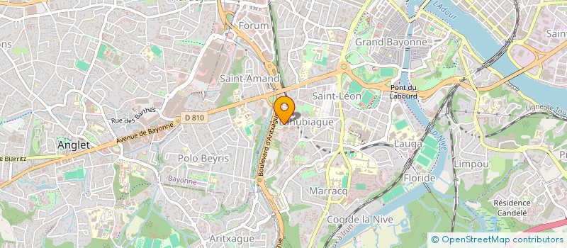 localisation de l'entreprise SAS DU DOCTEUR NICOLAS CHRISTIAENS - SOCIETE DE PARTICIPATIONS FINANCIERES DE PROFESSION LIBERALE DE MEDECIN à BAYONNE