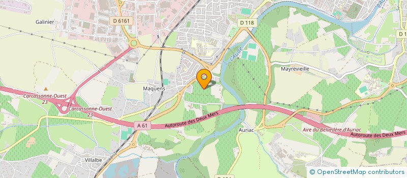 localisation de l'entreprise SAS DU DOMAINE DE LA SAPINIERE  CARCASSONNE