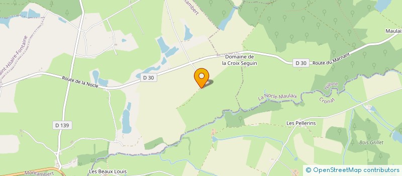 localisation de l'entreprise SAS DU DOMAINE DENIS à MONTAMBERT