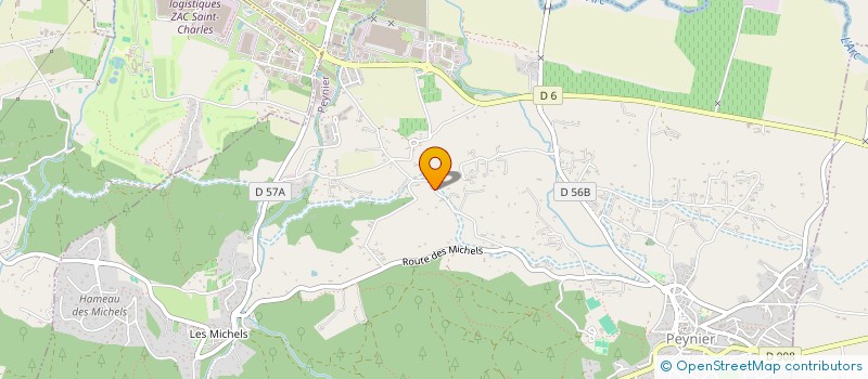 localisation de l'entreprise SAS DU DR ROMAIN COSTE  PEYNIER