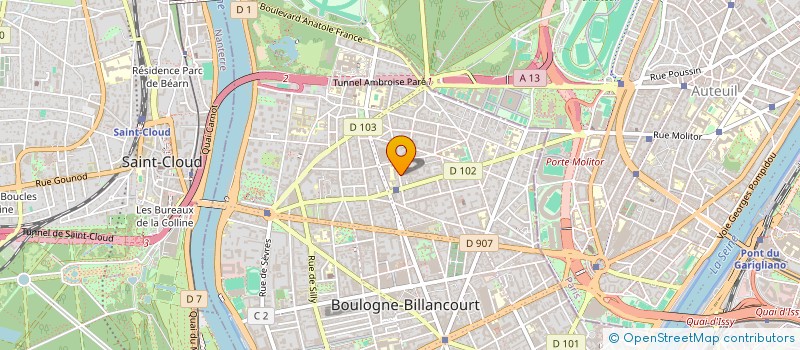 localisation de l'entreprise SAS DU FORUM à BOULOGNE-BILLANCOURT