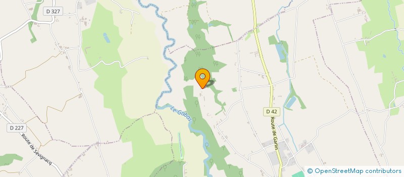 localisation de l'entreprise SAS DU GABAS  SEVIGNACQ