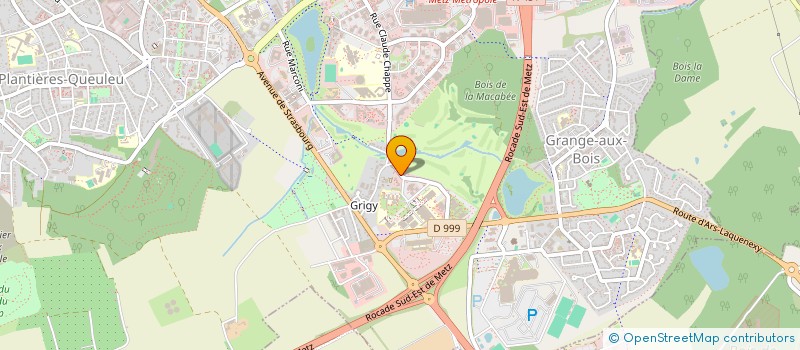 localisation de l'entreprise SAS DU GOLF  METZ