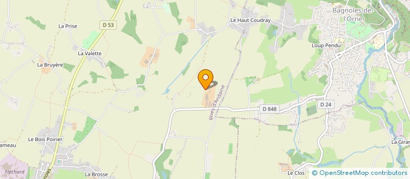 localisation de l'entreprise SAS DU LANCOIR à RIVES D'ANDAINE