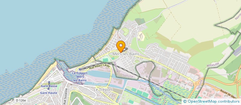 localisation de l'entreprise SAS DU LITTORAL  MERS-LES-BAINS