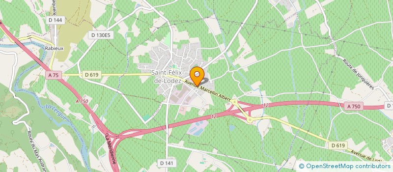 localisation de l'entreprise SAS DU MAS NEUF DES ARESQUIERS  SAINT-FELIX-DE-LODEZ