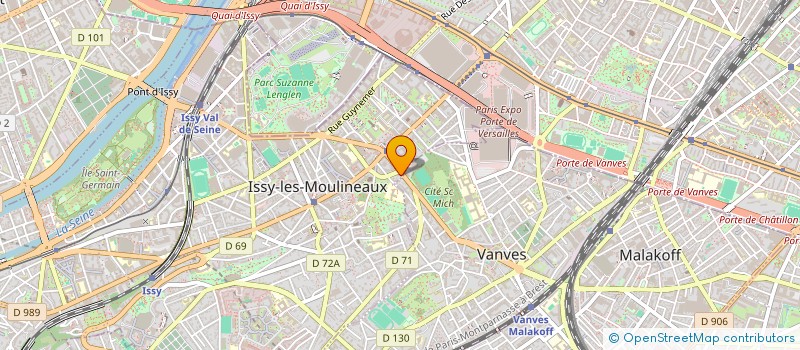 localisation de l'entreprise SAS DU MEDOC à ISSY-LES-MOULINEAUX