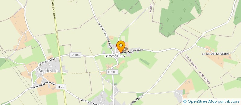 localisation de l'entreprise SAS DU MESNIL RURY  LE TORP-MESNIL