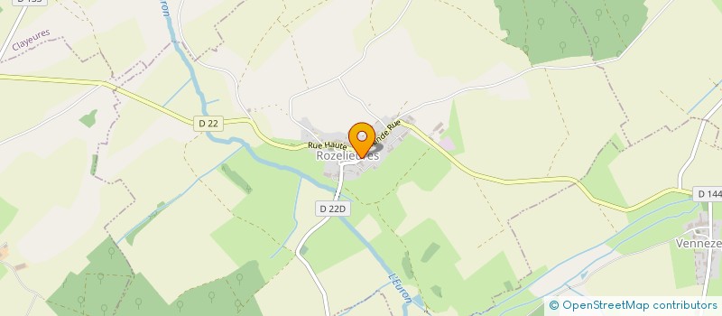 localisation de l'entreprise SAS DU MOTTET  ROZELIEURES