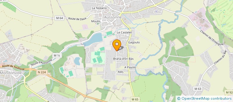 localisation de l'entreprise SAS DU MOULIN à AUSSONNE