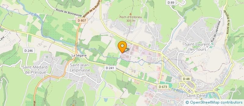 localisation de l'entreprise SAS DU MOULIN  SAINT-LAURENT-LES-TOURS