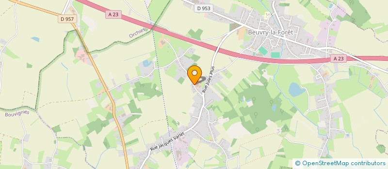 localisation de l'entreprise SAS DU MOULIN DE LA FORET  BEUVRY-LA-FORET