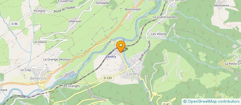 localisation de l'entreprise SAS DU NEYRET  LANDRY