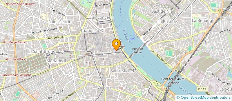 localisation de l'entreprise SAS DU PALAIS  BORDEAUX