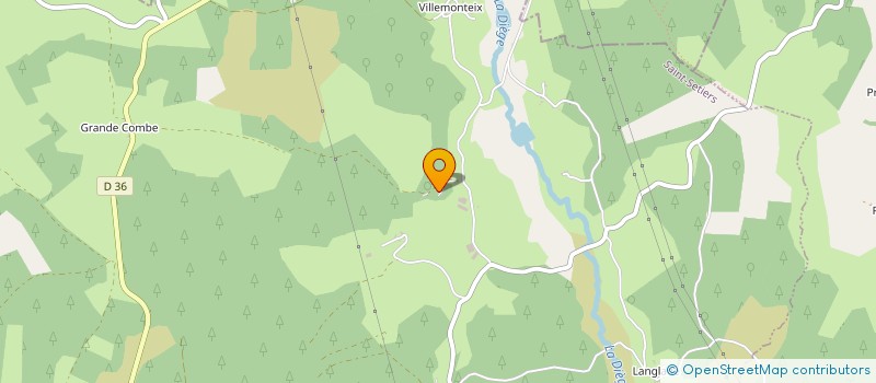 localisation de l'entreprise SAS DU PALLACOEUR  SAINT-SETIERS