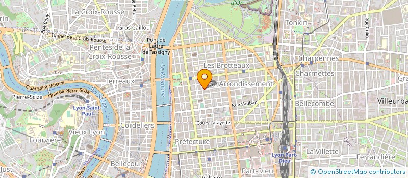 localisation de l'entreprise SAS DU PARC D'ACTIVITES LYON SUD  LYON