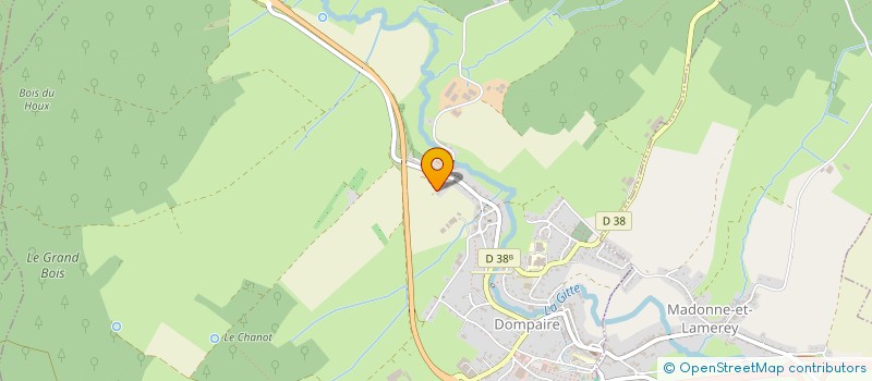 localisation de l'entreprise SAS DU PARISIEN  DOMPAIRE