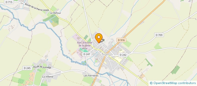 localisation de l'entreprise SAS DU PATRONAGE à GOUFFERN EN AUGE