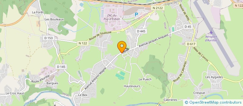 localisation de l'entreprise SAS DU PELISSIER à YTRAC