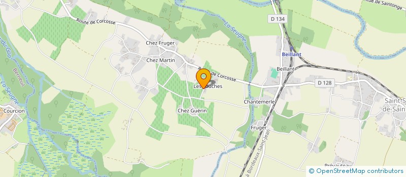 localisation de l'entreprise SAS DU PETIT LOUBET  COURCOURY