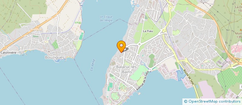 localisation de l'entreprise SAS DU PIGEONNIER  BALARUC-LES-BAINS