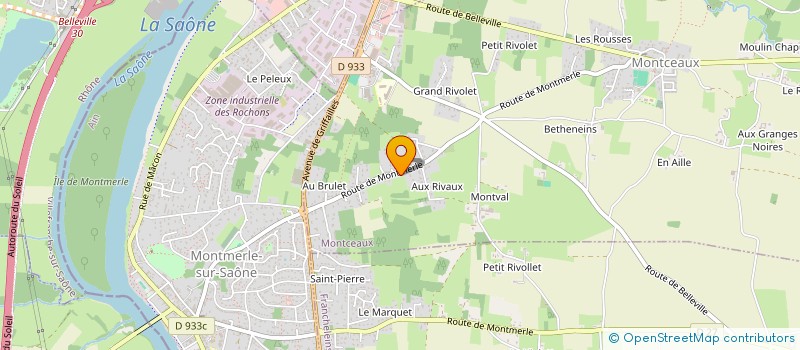 localisation de l'entreprise SAS DU POINT DU JOUR  MONTCEAUX