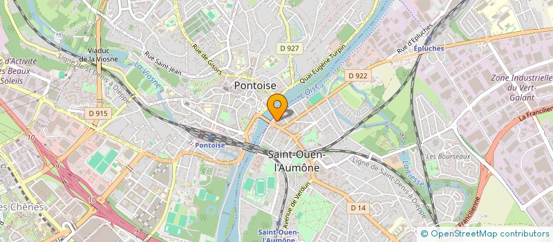 localisation de l'entreprise SAS DU PONT  SAINT-OUEN-L'AUMONE