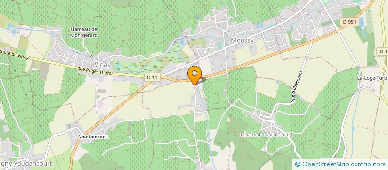 localisation de l'entreprise SAS DU PONT DE BOIS  CHAVOT-COURCOURT
