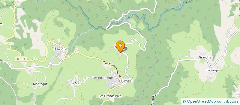 localisation de l'entreprise SAS DU PONT NEUF  SAUVAIN