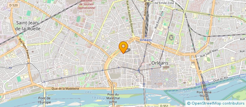 localisation de l'entreprise SAS DU RAMEL  ORLEANS