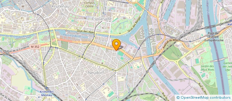 localisation de l'entreprise SAS DU RHIN  STRASBOURG