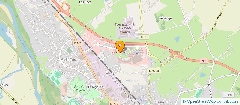 localisation de l'entreprise SAS DU RONCERAY  AVERMES